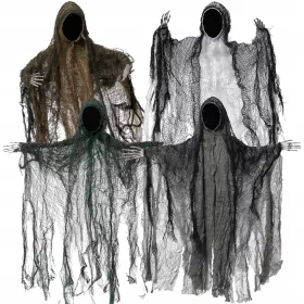    4x HALLOWEEN GHOSTS DUHOVI SET 48cm DEKORACIJE HALLOWEEN DEKORACIJE