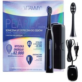 SONIČNA ELEKTRIČNA ZOBNA ŠČETKA Vitammy Pearl+ Noire