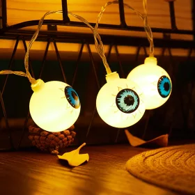Halloween LED svetlobna veriga duhov z 10 lučkami 1,5M
