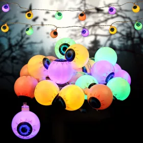   Halloween LED Lučke za Noč Čarovnic Udekorirajte, Oko Duha 1,5M
