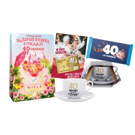  Darilo za 40. rojstni dan za žensko - Elegantni darilni set za posebno priložnost