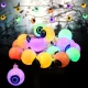 LUČKE ZA HALO ČAROVNICE, Okrasitev, 3M 20LED, Halloween LED svetilke za čarobnice s svetlečimi očmi duha - Idealen okrasni dodatek za praznovanje Halloween zabav