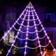 PAJČEVINE GIGANT LED LUČ UMETNA DEKORATIVNA ZA NOČ ČAROVNIC ČRNA GROZLJIVA 5M