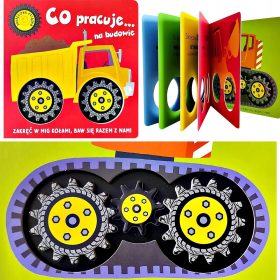 SENZORIČNA KNJIGA ZAVRTI KOLESA NA GRADBIŠČU