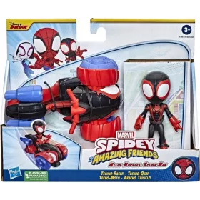 AMAZING FRIENDS TECHNO-RACER + MILES MORALES 10cm