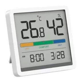  Senzorski termometer in higrometer z uro, bel