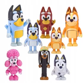 Zestaw figuric Bluey in Bingo Družinski Prijatelji