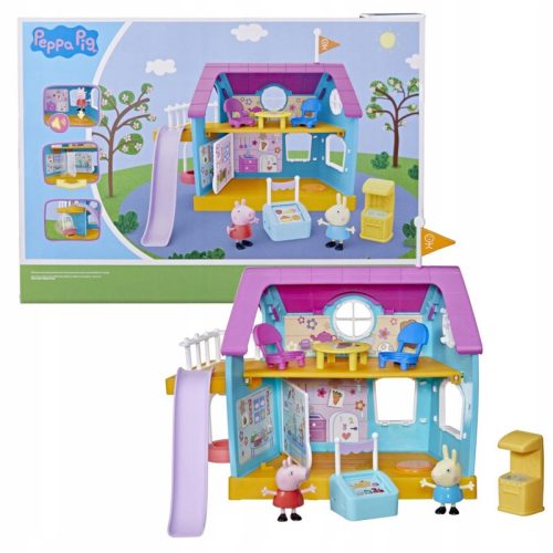 Hasbro Pujsa Pepa Igralna hišica Peppa Pig + 2 figurici F3556