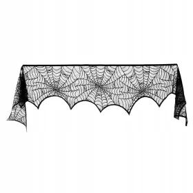    Blago za kamin Halloween Spider Web, material: poliestrska čipka