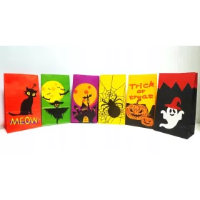   Slovenian name: Velike Halloween papirnate vrečke za sladkarije in prigrizke, 60 kosov

SEO-optimized description:
Velike Halloween papirnate vrečke so idealne za shranjevanje sladkarij in prigrizkov 