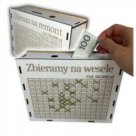   Personalizirana lesena škatla z izrezljano tabelo za shranjevanje, GRAVIRANA