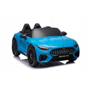    Mercedes AMG SL63 Baterijski avto, moder, pobarvan, sestavljen