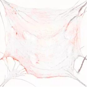 Material za dekoracijo s krvnimi madeži 0,72x9,8m