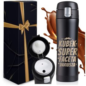   KUBEK TERMICZNY Z GRAVIRANJEM ZA DARILA ZA MOŠKE ROJSTNODNEVNI KUBEK ZA FANTOVSKI DAN