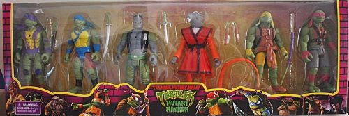 Figurice Teenage Mutant Ninja Turtles 6 figuric + dodatki