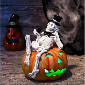 Halloween Noč Čarovnic Lobanja Dekorativna Smola Svetilka