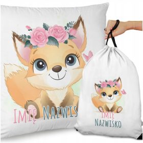   BLAZINA VREČKA ZA ŠOLO VRTEC ŽIVALI MAČKA SAMOROG IME DARILO