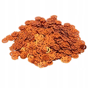  Halloween konfeti 60g, okrasni v obliki oranžnih buč
