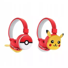  Pokémon Brezžične Slušalke z Bluetooth, FM in mSD Kartico