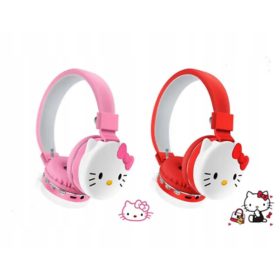   Bluetooth brezžične slušalke z FM in mSD kartico HELLO KITTY