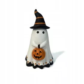    Namizni okraski za noč čarovnic Spooky Pumpkin pultni okraski, beli