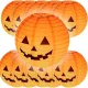 LED DYNIA HALLOWEEN LAMPIONI 10x SVETEČA DEKORACIJA 25 CM KOMPLET