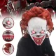  KLOVN MASKA Z LED, REKVIZITI COSPLAY JOKER KOSTUM ZA NOČ ČAROVNIC