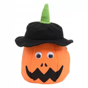 Halloweenova vedro za otroke s čarovniško kapo