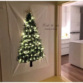 LED tapiserija za viseče božično drevo z LED lučkami
