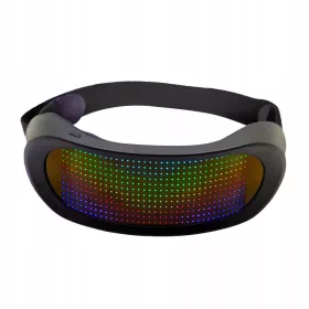    Elektronska LED očala, svetleča osvetljena USB Raves Party Glasses