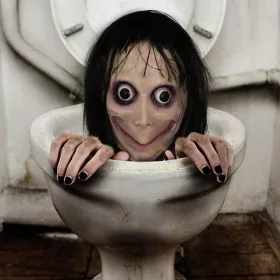  Halloween Cosplay Presenta's Ghost Wig Mask