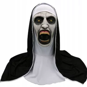  Halloween Cosplay Nun Sister Presenta Maska