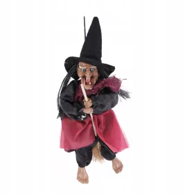 Halloweenska viseča čarovnica za strašljivo noč groze