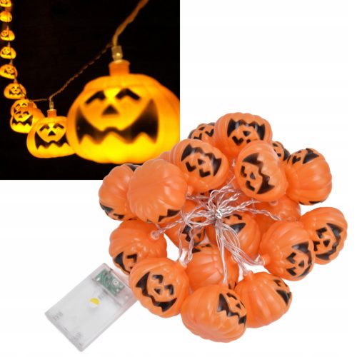 LUČIKA ZA HALLOWEEN S SVETEČIMI BUČKAMI
