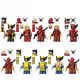 Deadpool in Wolverine gradnikov Super Hero figura + katane ZABAVNI SET