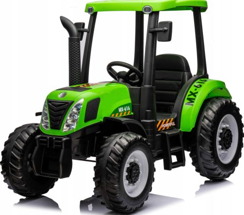 Traktor na akumulator za otroke T7 A011 24V 2x200W PILOTSKA KABINA, USNJE