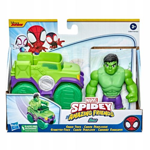 Hasbro Spider-Man Spidey Hulk s Pojazdom F3989