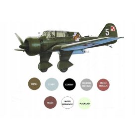  MODEL za sestavljanje letala PZL 23B KARAŚ Set I: osnovni premaz, barve, laki