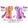 FIGURICE MLP ZESTAW 2 ALICORNOV SUNNY STARSCOUT IN TWILIGHT SPARKLE + DODATKI