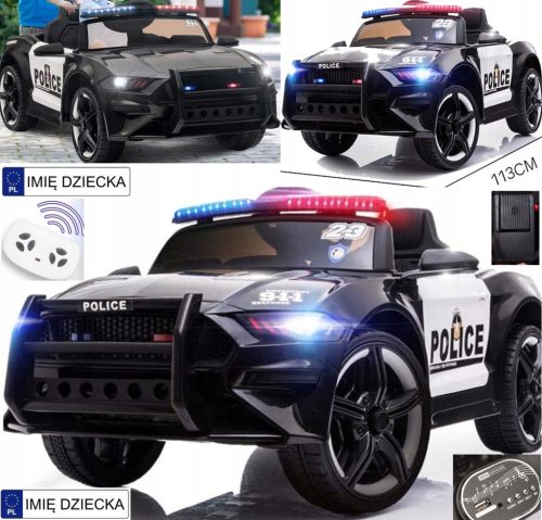 Avto na akumulator Policija za otroke