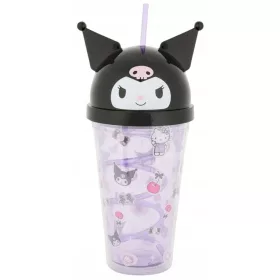   VELIKA VRČICA KUROMI HELLO KITTY PROZORČEK Z VZMETJO SPRING ORIGINAL 500 ml