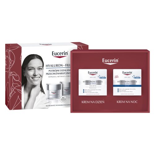 Komplet kremov Eucerin Hyaluron-Filler za dnevno in nočno nego