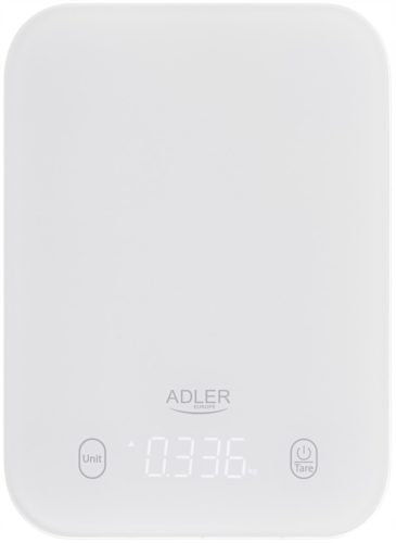  Adler AD 3181 kuhinjska tehtnica 10 kg Tara funkcija LED Bela