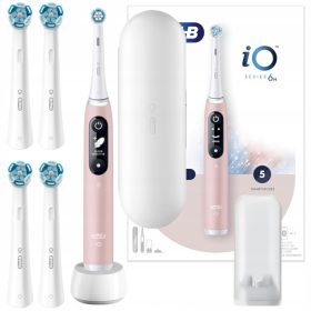   Magnetna zobna ščetka Oral-B iO Series 6 Pink Sand + konice