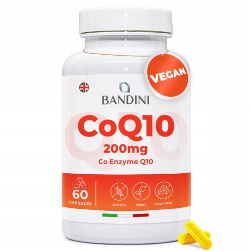 Koenzim Q10 200 mg - Visoka Doza za Dvomesečno Zaščito, 60 kapsul