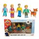 Gasilec SAM Jones set družinskih figur s 5 Simba figurami