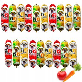   FIFI 19x1KG Mesna Palčka za pse - 83% mesa Z ZELENJAVO + GRATIS