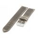 TEKLA Vintage Gray Leather Watch Strap 22mm