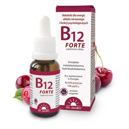 Dr. Jacobs Vitamin B12 FORTE - Veganski Podjezični Kapljici