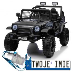 Pojazd OFF ROAD 4x4 SPORT Črni za Otroke [PA.XMX-637.CZ]